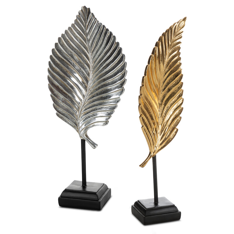 Figurka ceramiczna LIFI złota 11 x 8 x 44 cm – doda blasku wnętrzu