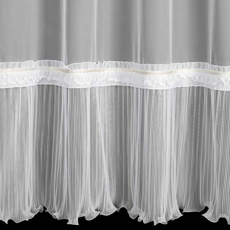 Firana gotowa Megan biała 140 x 250 cm – rozprasza światło