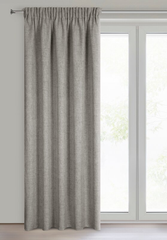 Zasłona gotowa JULA2 ciemnobeżowa 140 x 270 cm – wprowadza spokój