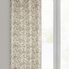 Zasłona gotowa Lucina naturalna 140 x 250 cm – z botanicznym wzorem