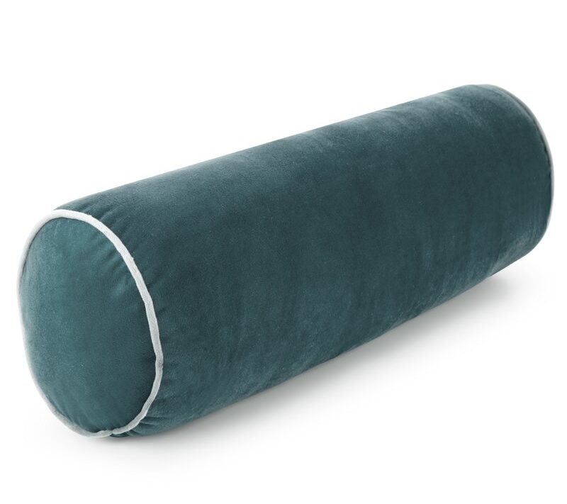Poszewka velvet Gaja granatowa 15 x 45 cm – doda przytulności