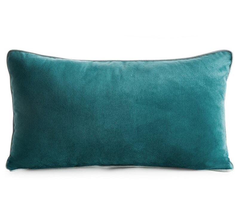 Poszewka Gaja 3 ciemnoturkusowa 30 X 50 CM – miękka welwetowa