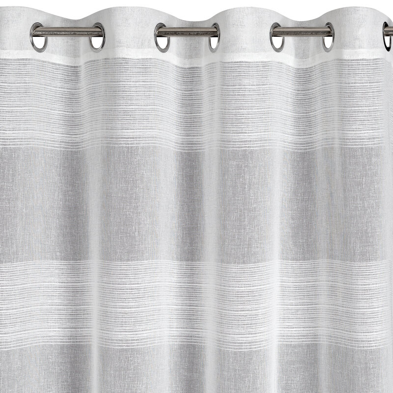 Zasłona gotowa Agata biała 140 x 250 cm – rozproszone światło