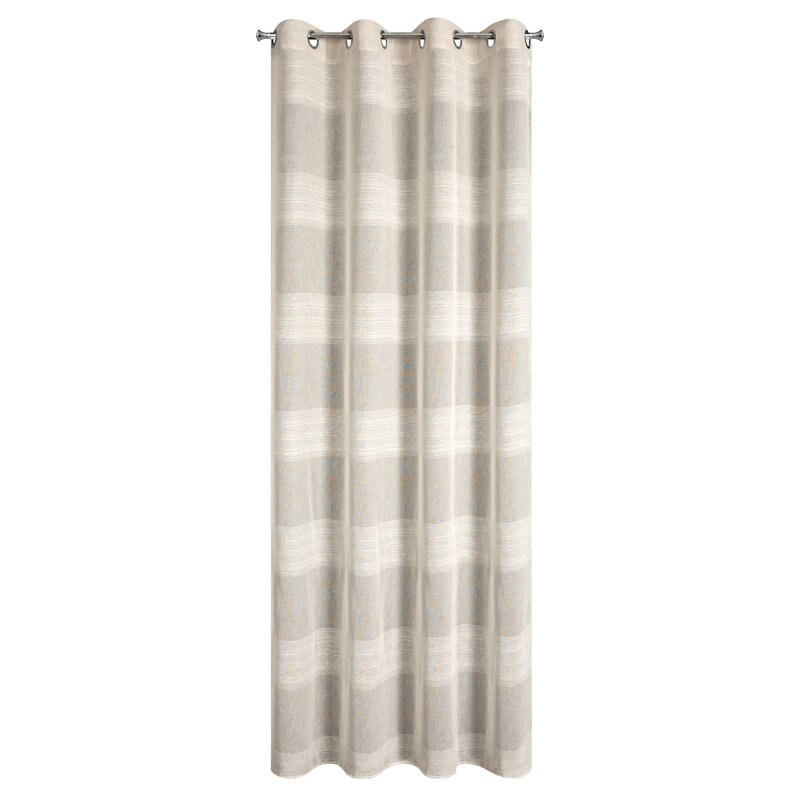 Zasłona gotowa Agata beżowa 140 x 250 cm – tworzy przytulny nastrój