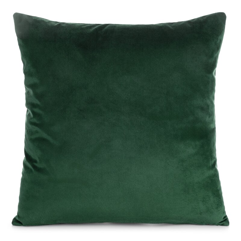 Poszewka welwetowa GAJA 1 ciemnozielona 45 X 45 CM – miękka w dotyku