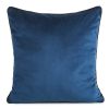 Poszewka velvet Gaja granatowa 60 x 60 cm – stylowa dekoracja