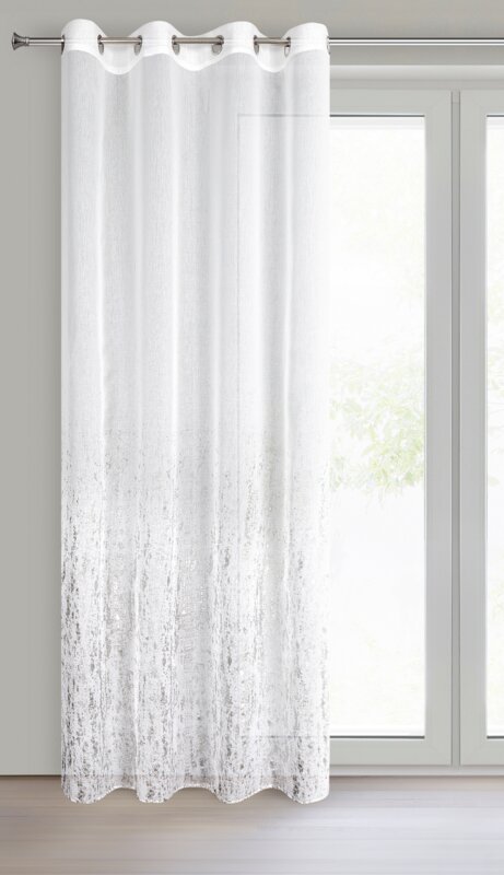 Firana gotowa Olivia biała 140 x 250 cm – rozjaśnia wnętrze