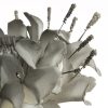 Kwiat Flore popielaty 88 cm – doda subtelny styl