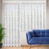 Firana gotowa biała 400 x 160 cm – rozjaśnia wnętrze