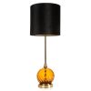 Lampa stołowa Valery czarna O 26 x 68 cm – tworzy przytulne światło