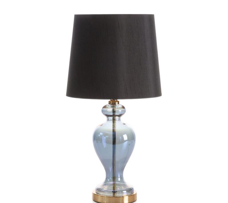 Lampa stojąca Emilio (02) czarna O 21 x 48 cm – subtelne oświetlenie