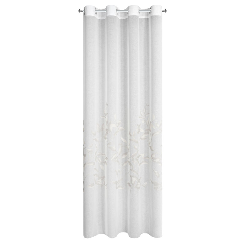 Firana gotowa Estella biała 140 x 250 cm – rozprasza światło