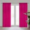 Zasłona gotowa Rita na taśmie amarantowa 140 X 270 CM – miękka i elegancka