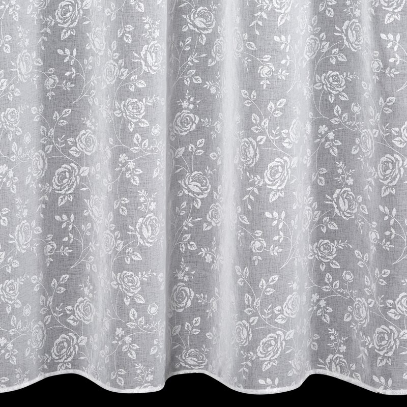 Zasłona gotowa Holly biała 140 X 250 cm – subtelnie filtruje światło