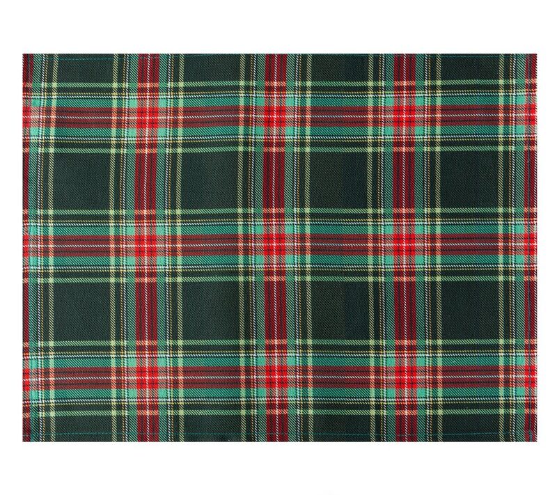 Obrus świąteczny Aurora czerwony 30 x 40 cm – 100% bawełna