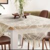Obrus nici Olivia biały 85 x 85 cm – subtelna dekoracja stołu