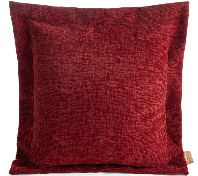 Poszewka velvet bordowa 45 x 45 cm – doda ciepła wnętrzu