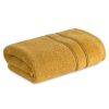 Ręcznik frotte Sibel musztardowy 50 x 90 cm – miękki i chłonny