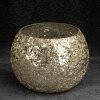 Świecznik szklany Melia złoty 10 x 14 cm – doda blasku wnętrzu