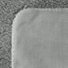 Koc fotelowy Tedy srebrny 70 x 160 cm – miękki i puszysty