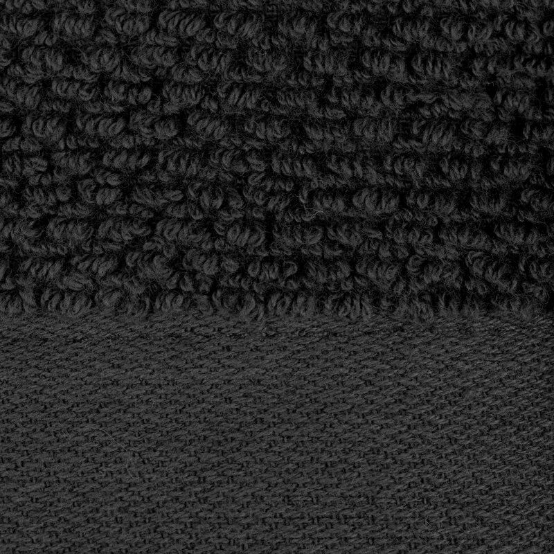 Ręcznik RISO czarny 50 x 90 cm – chłonny i stylowy