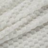 Koc flano Cindy6 biały 170 x 210 cm – miękki i przytulny