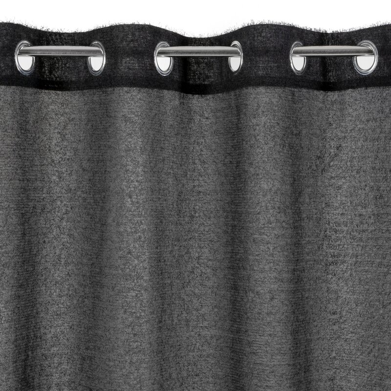 Zasłona gotowa AGIS czarna 140 X 250 cm – do salonu i sypialni