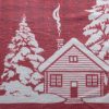 Koc świąteczny Rudolf czerwony 200 x 220 cm – wyjątkowo miękki