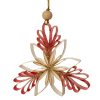 Ozdoba świąteczna czerwona 12 x 0.5 x 12 cm – idealna dekoracja