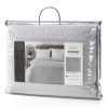 Narzuta microfibra srebrna 170 x 210 cm – wprowadza świeżość