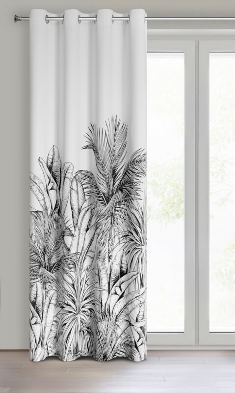 Zasłona gotowa Nerina biała 140 X 250 cm – komfortowe zaciemnienie