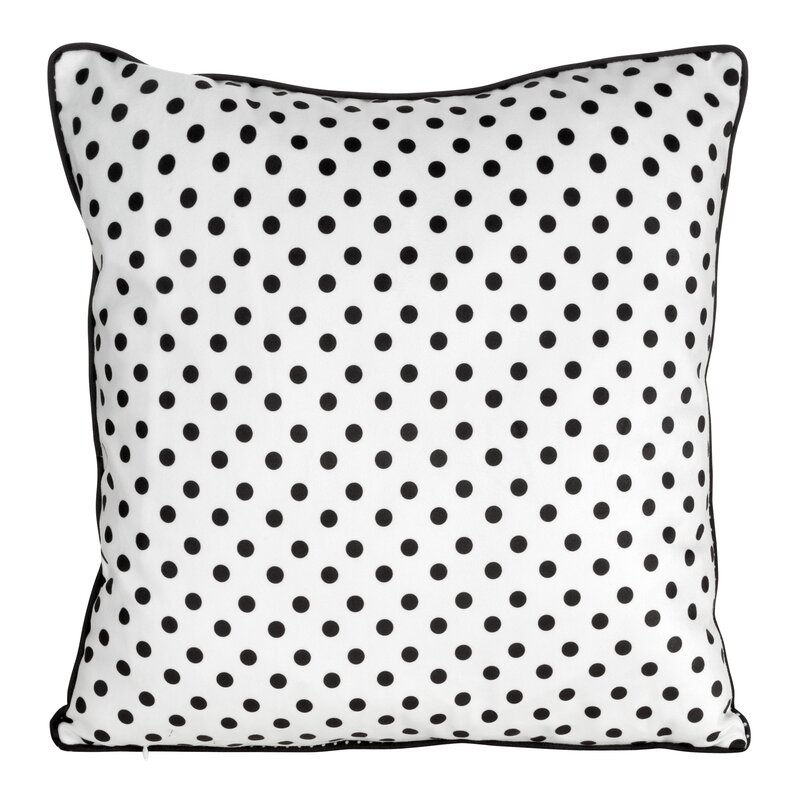 POSZEWKA WIOSNA 45 X 45 CM CZARNY