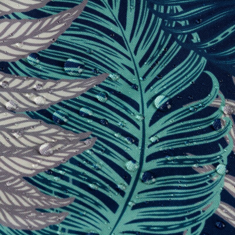 Zasłona gotowa Garden 9 turkusowa 155 x 200 cm – ochrona przed słońcem