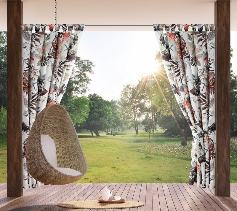 Zasłona gotowa Garden 21 biała 155 x 240 cm – osłona przed słońcem