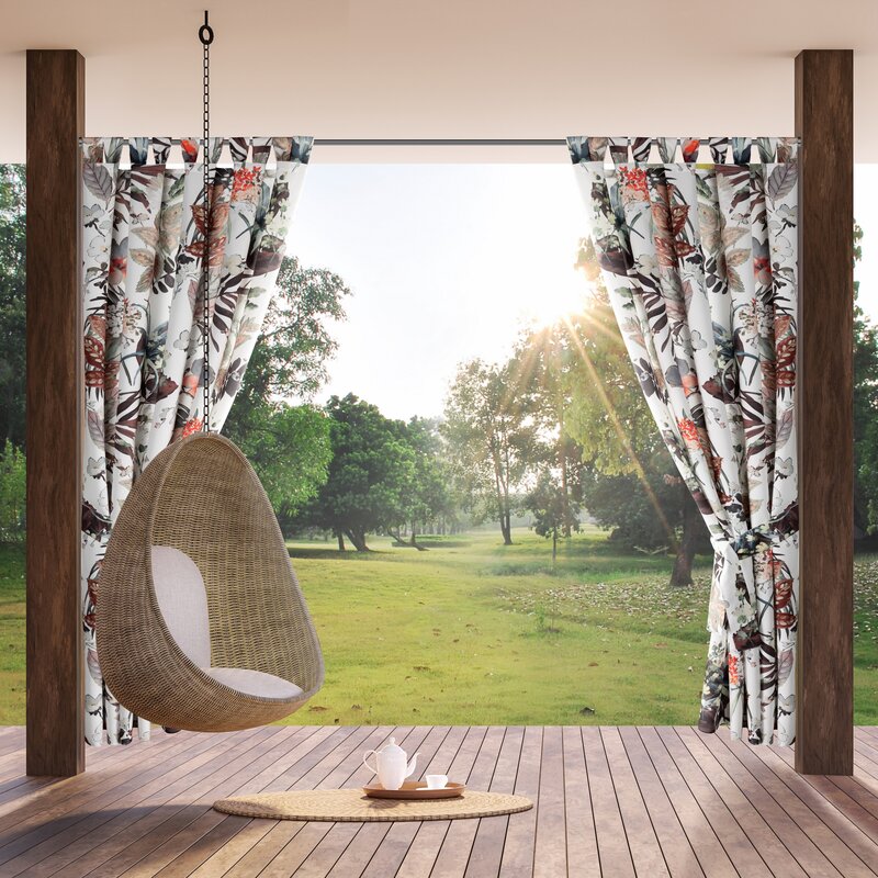 Zasłona gotowa Garden 21 biała 155 x 240 cm – osłona przed słońcem