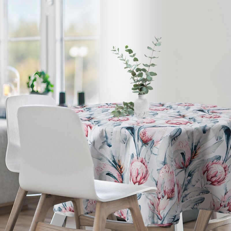 Obrus okrągły Garden biały O 150 cm – wodoodporny i praktyczny