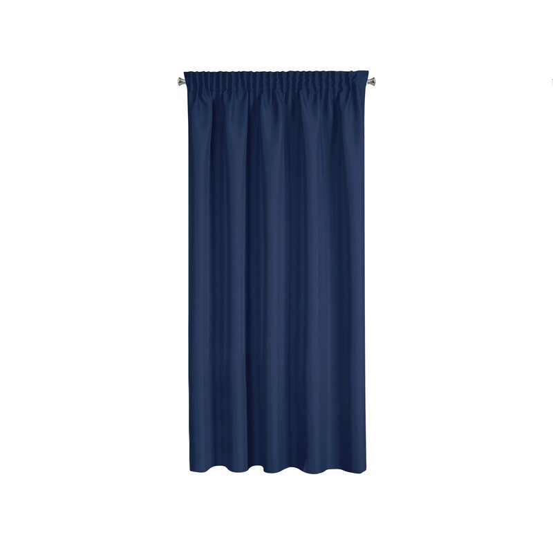 Zasłona gotowa Oxford granatowa 140 x 175 cm – zaciemniająca i matowa