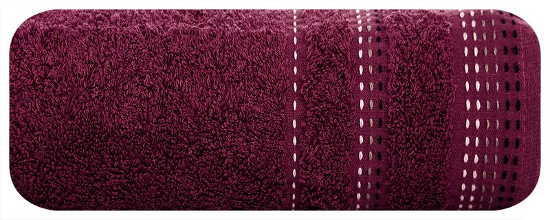 Ręcznik Pola fioletowy 70 x 140 cm – miękki i chłonny