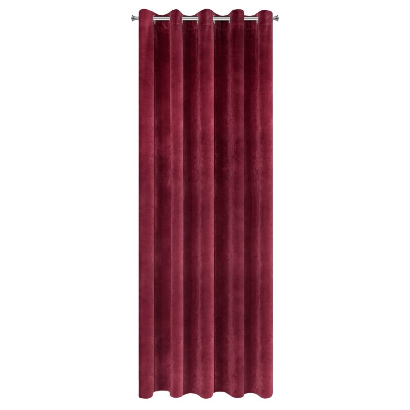 Zasłona gotowa Villa bordowa 140 x 250 cm – zaciemniająca sypialnię