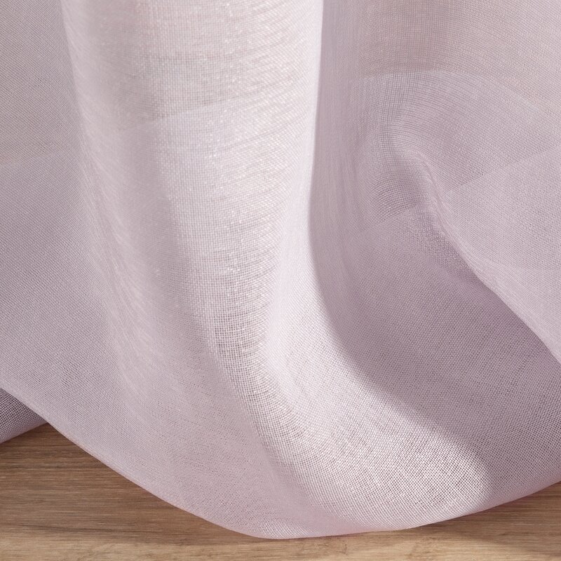 Firana gotowa ESIM pudrowy róż 140 x 250 cm – rozprasza światło