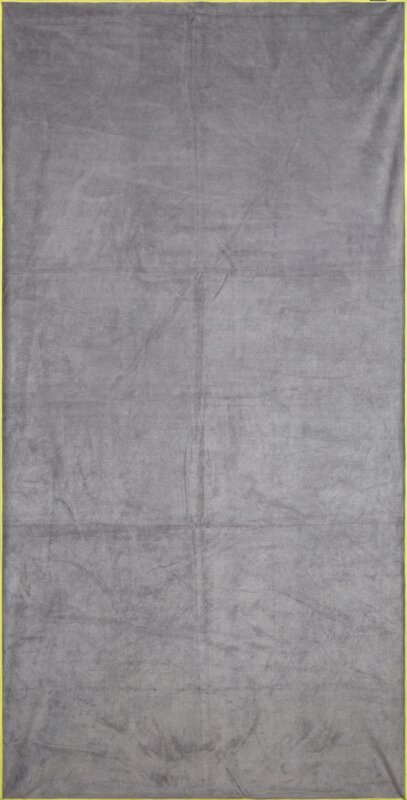 Ręcznik IGA stalowy 80 x 160 cm – szybkoschnący