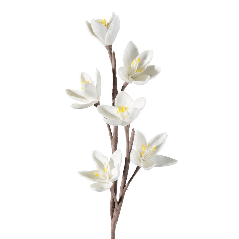Kwiat sztuczny Flore 519 kremowy 70 cm – wniesie świeżość i spokój