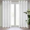 Firana gotowa Seylan biała 140 x 250 cm – zwiewna zasłona