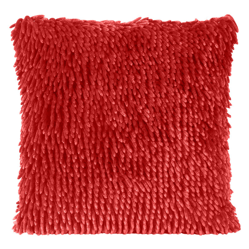 POSZEWKA SHAGGY 1 40 X 40 CM CZERWONY