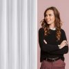 Firana gotowa Tina biała 140 x 270 cm – rozjaśnia wnętrze