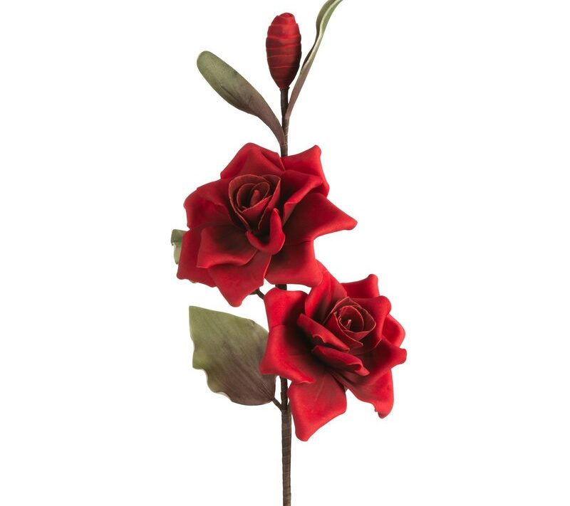 Kwiat Flore czerwony 76 cm – romantyczny akcent do wnętrz