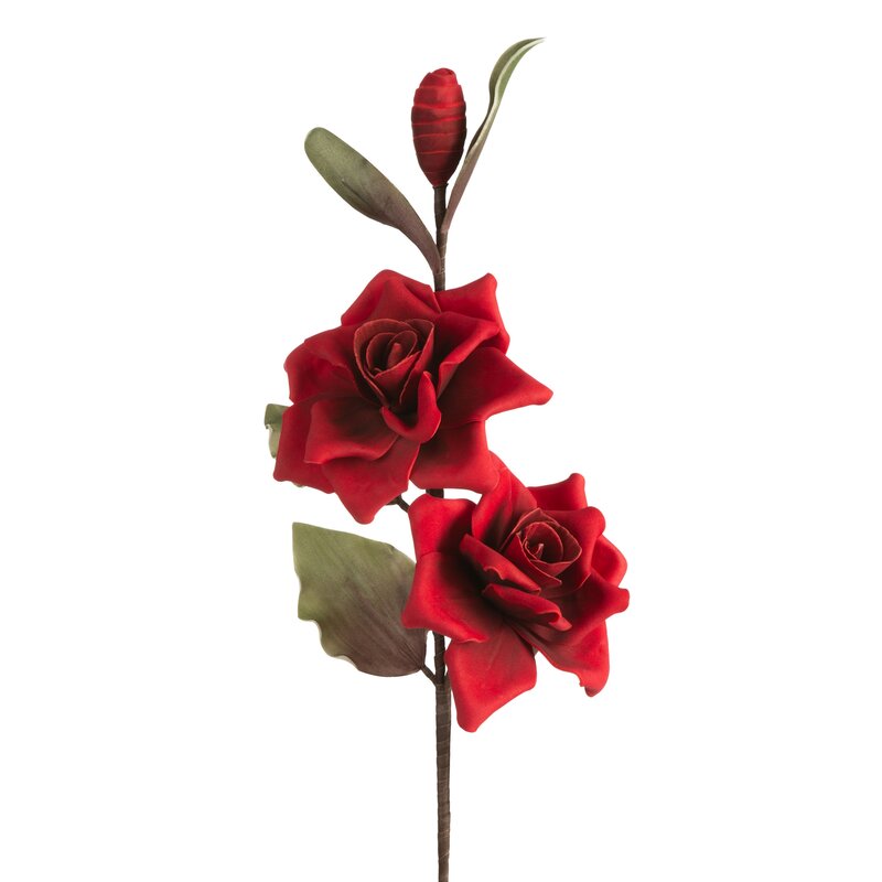 Kwiat Flore czerwony 76 cm – romantyczny akcent do wnętrz