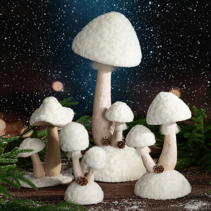 Figurka bożonarodzeniowa biała 19 x 16 x 31 cm – idealna dekoracja