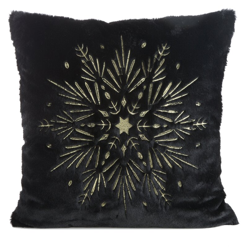 POSZEWKA ŚWIATECZNA 119E 45 X 45 CM CZARNY