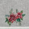 Zasłona świąteczna SW/XMAS biała 90x150 cm – gotowa do zawieszenia